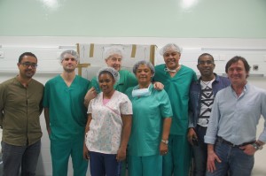 medicos y representantes de Africa Avanza y del Hospital de Sal