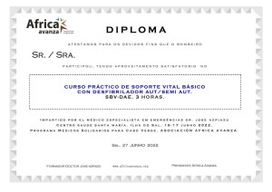 Diploma Africa Avanza formación SVB-Modelo